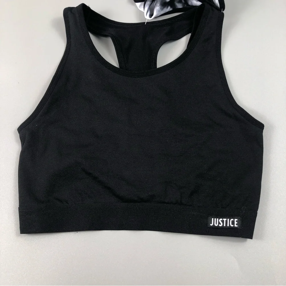 Justice Girls 2pk Racerback Sports Bra